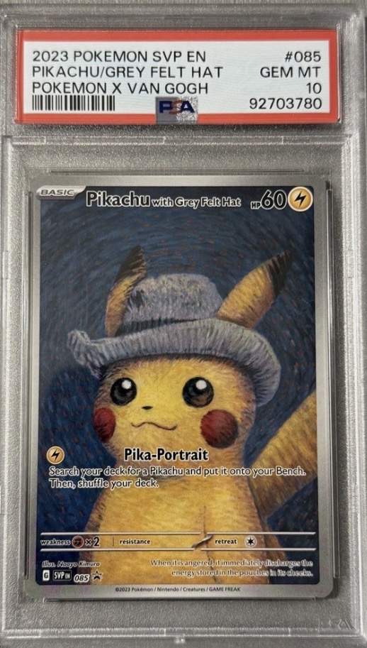 Pikachu Van Gogh PSA 10 — 1 400 €